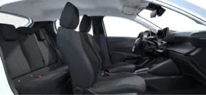 Location Peugeot 208 Guadeloupe blanche habitacle