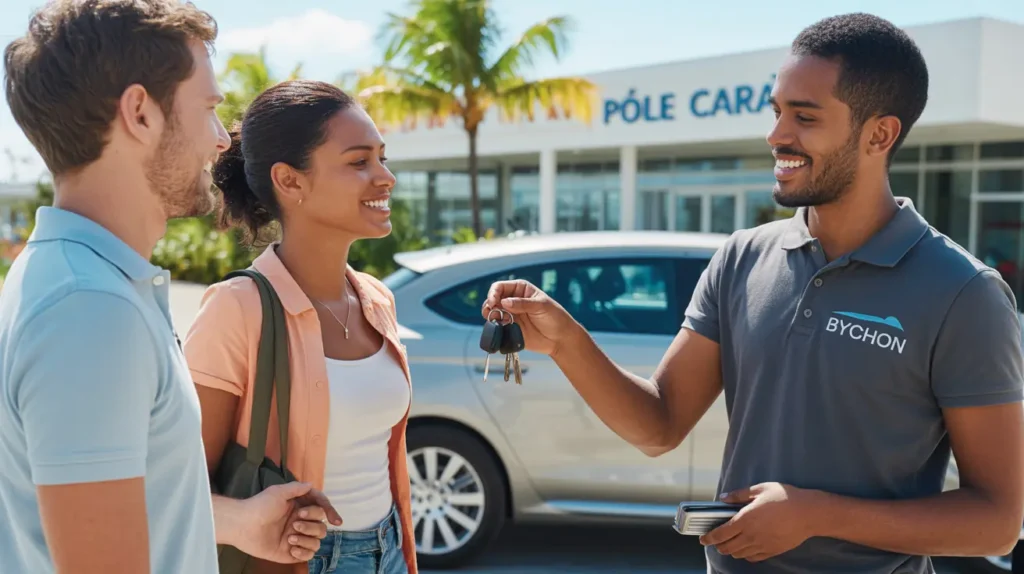 Livraison voiture location aéroport guadeloupe bychon service personnalisé